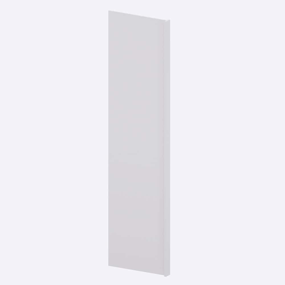 White Shaker - 1.5 Refrigerator Panel 96"h (24" deep, counter depth)