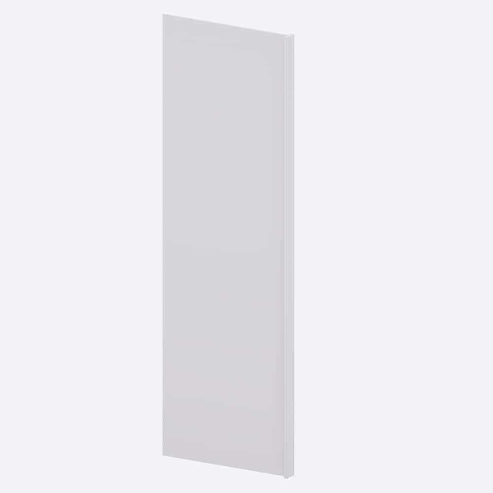 White Shaker - 1.5 Refrigerator Panel 96"h (30" deep, counter depth)