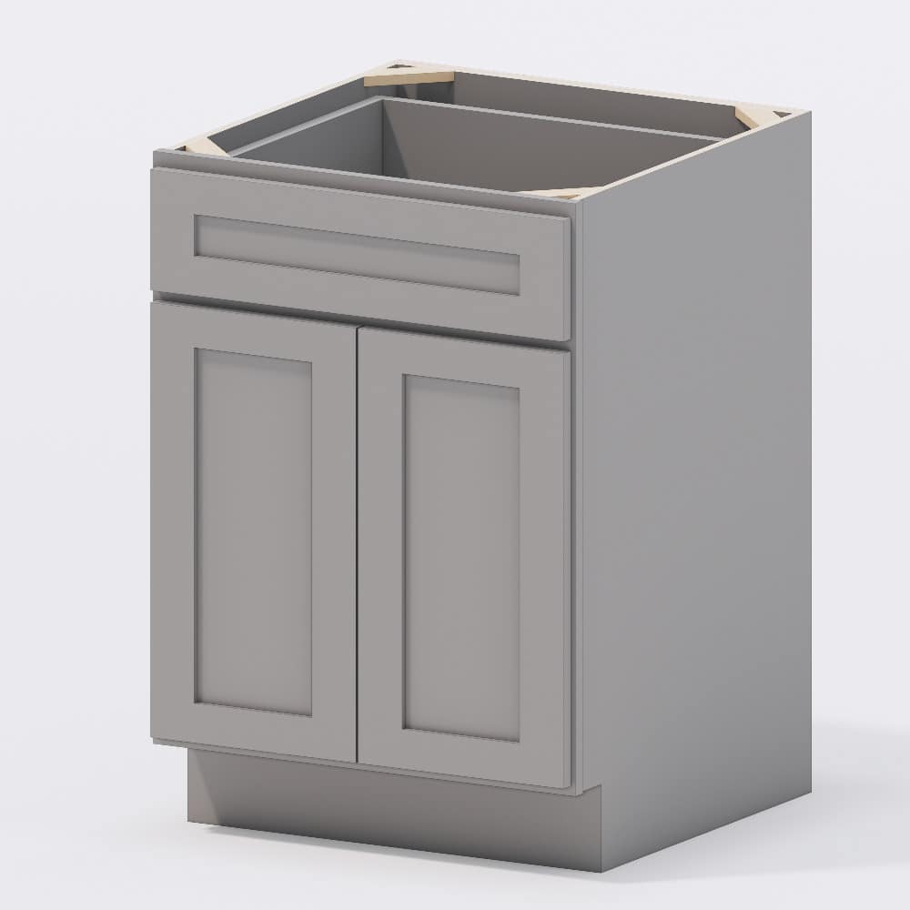 Grey Shaker - Base Cabinet 24"