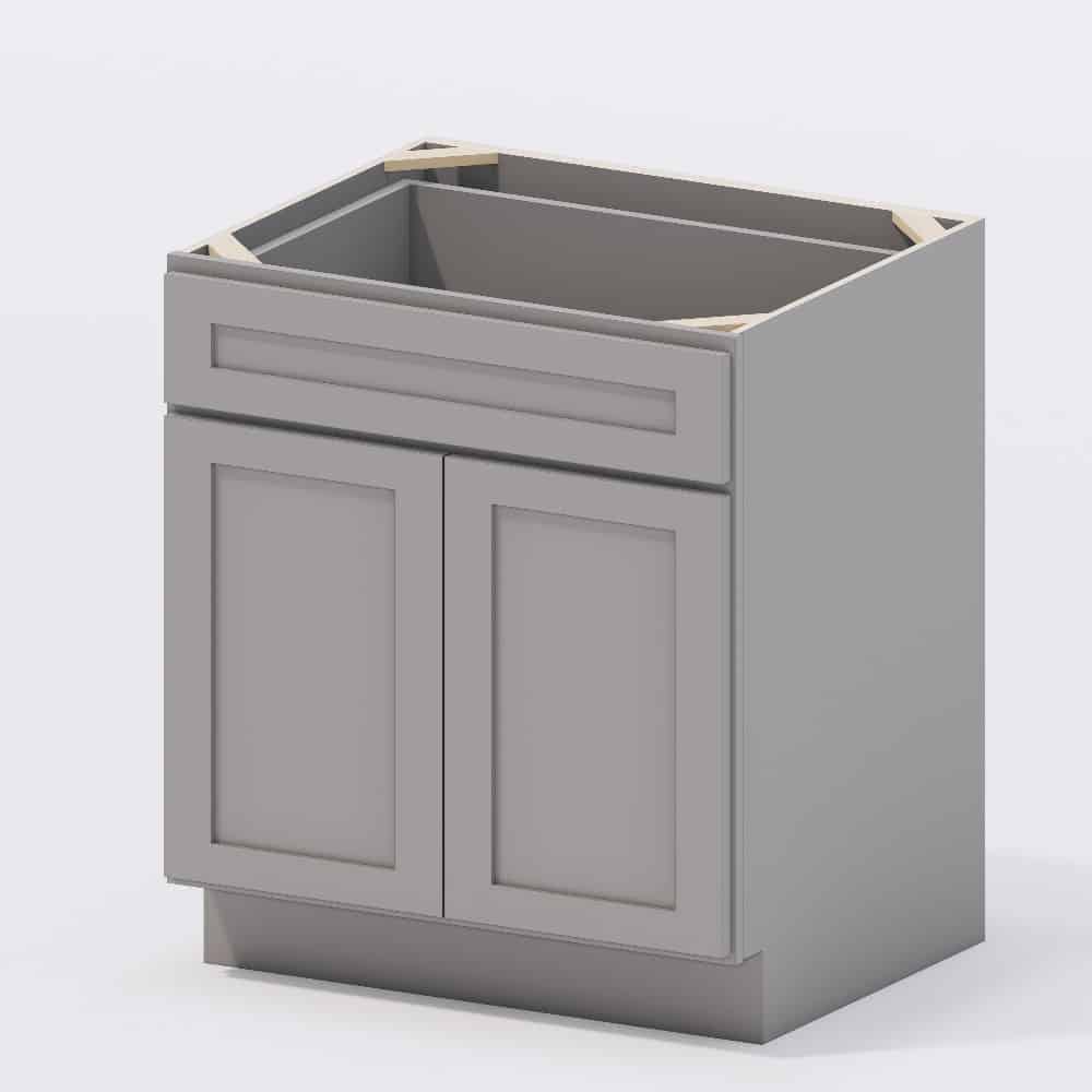 Grey Shaker - Base Cabinet 30"