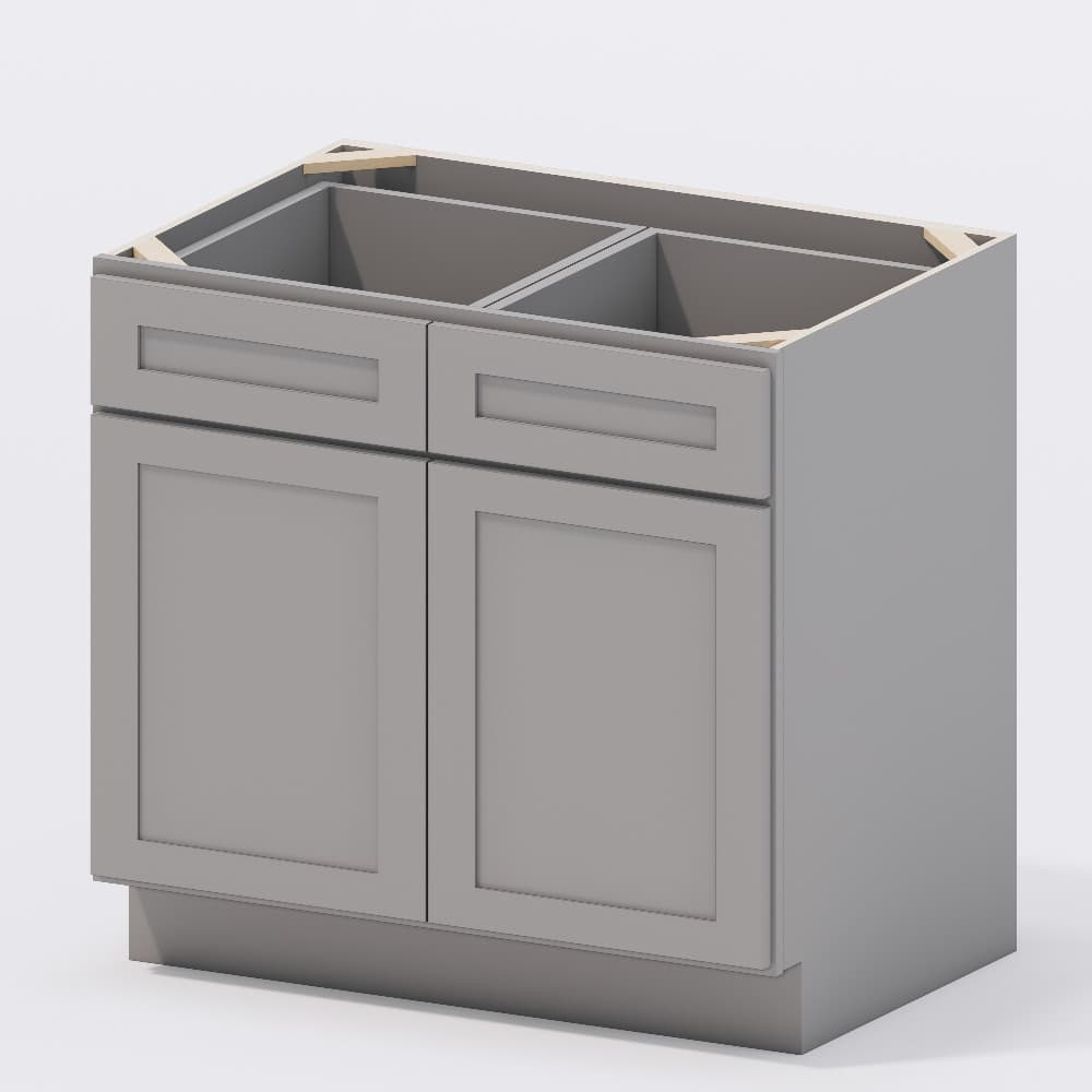 Grey Shaker - Base Cabinet 36"