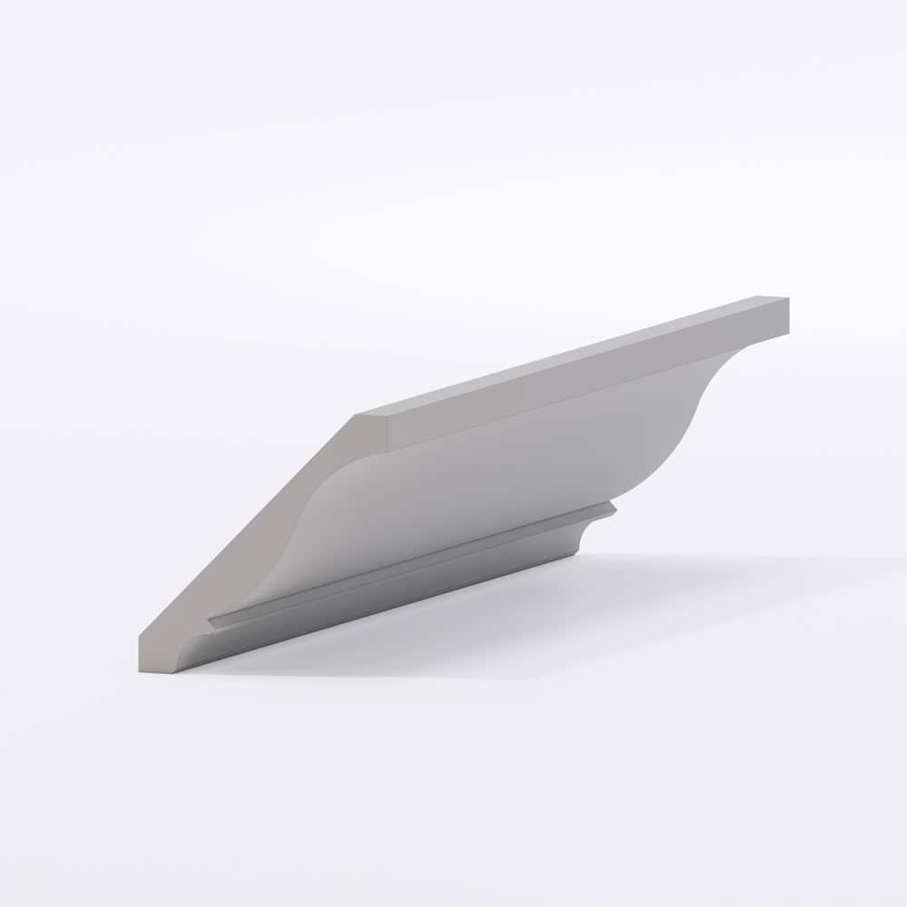 Grey Shaker - 4" Crown Moulding 96