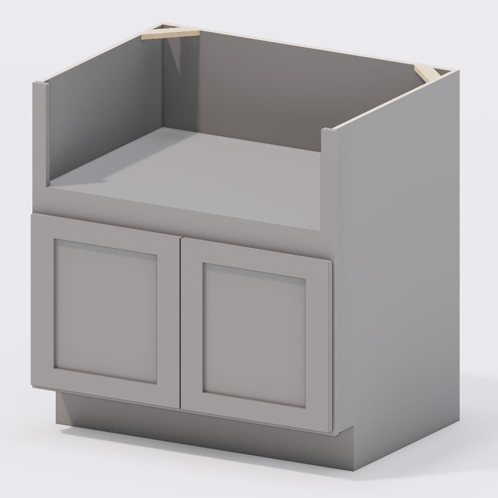 Grey Shaker - Farm Sink Base Cabinet 33