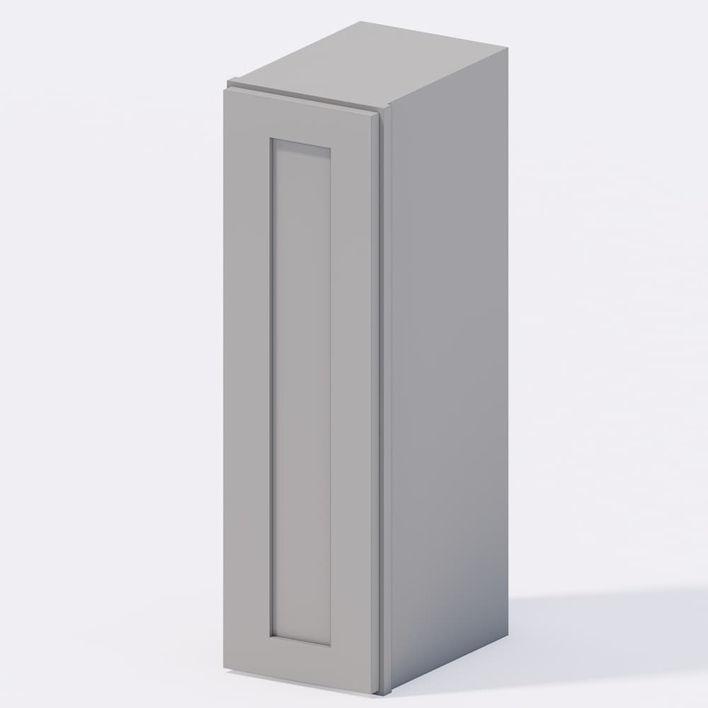 Grey Shaker - Wall Cabinet 9"w x 30h"