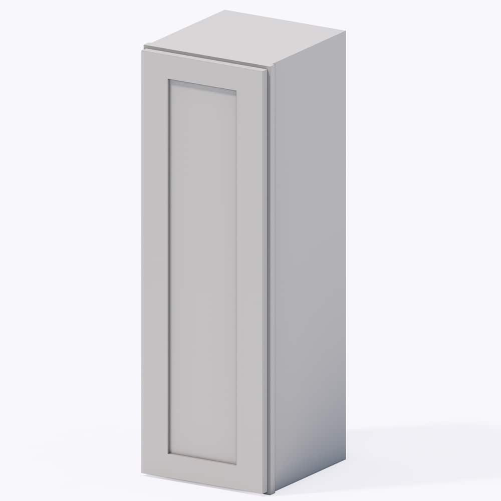 Grey Shaker - Wall Cabinet 12"w x 36"h