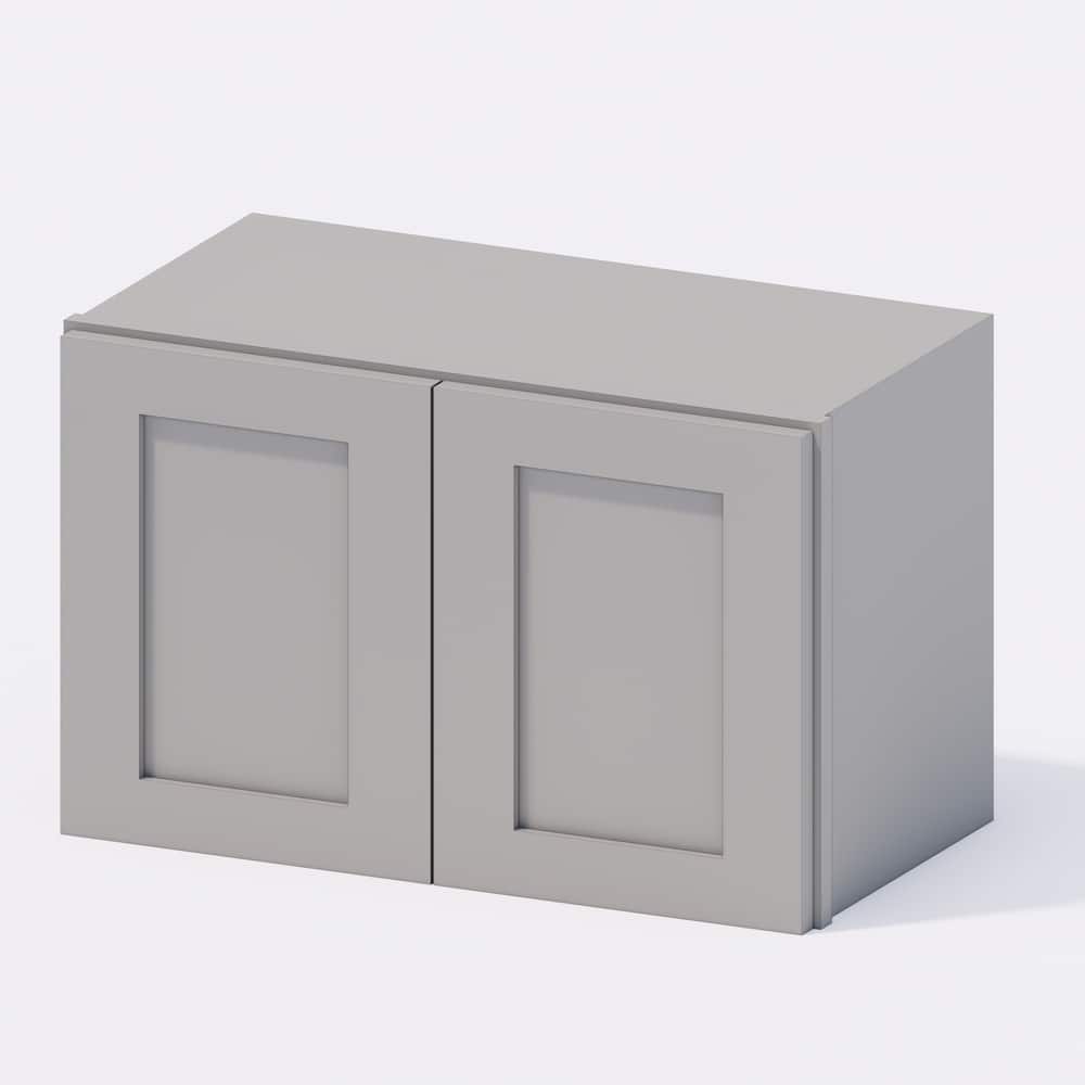Grey Shaker - Wall Cabinet 24"w x 15"h