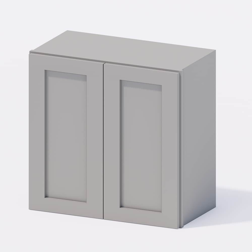 Grey Shaker - Wall Cabinet 24"w x 24"h