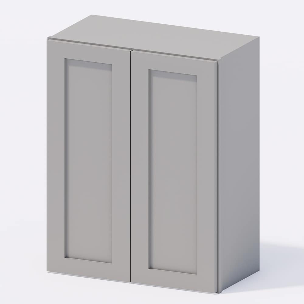 Grey Shaker - Wall Cabinet 24"w x 30"h