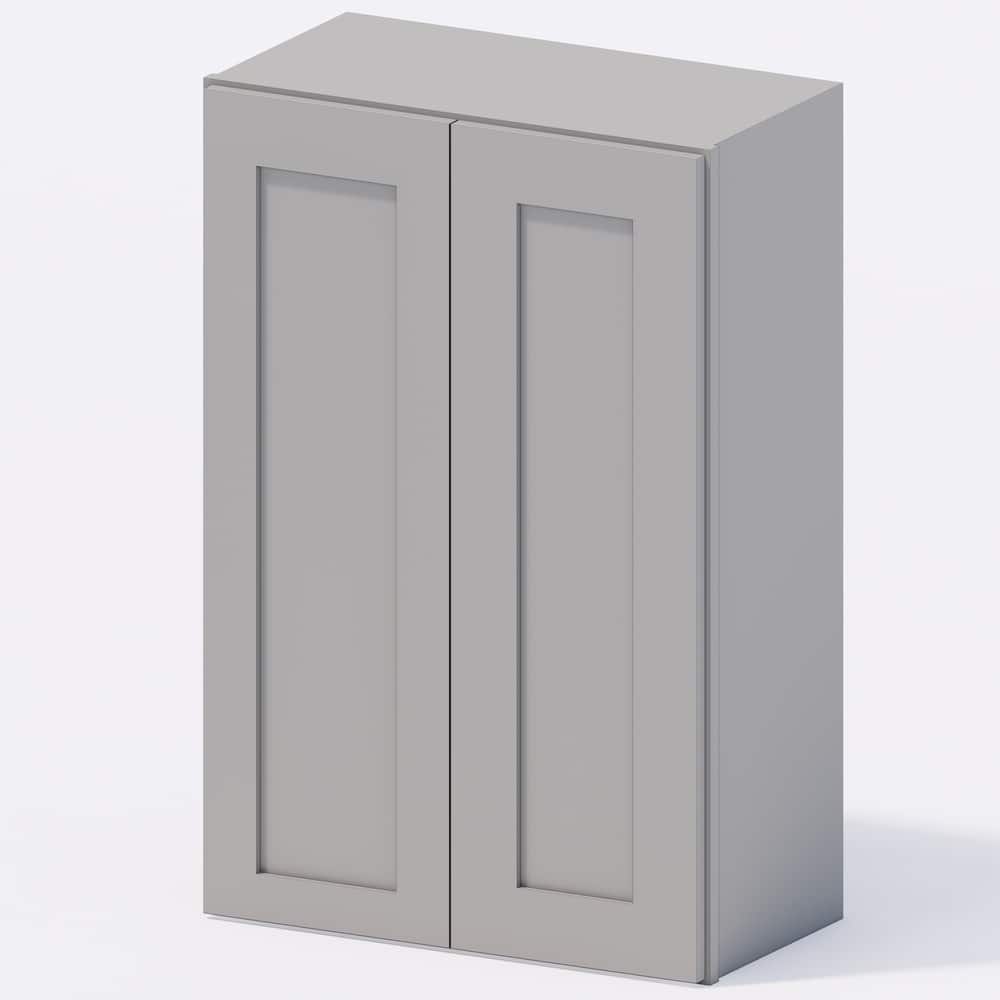 Grey Shaker - Wall Cabinet 24"w x 36"h