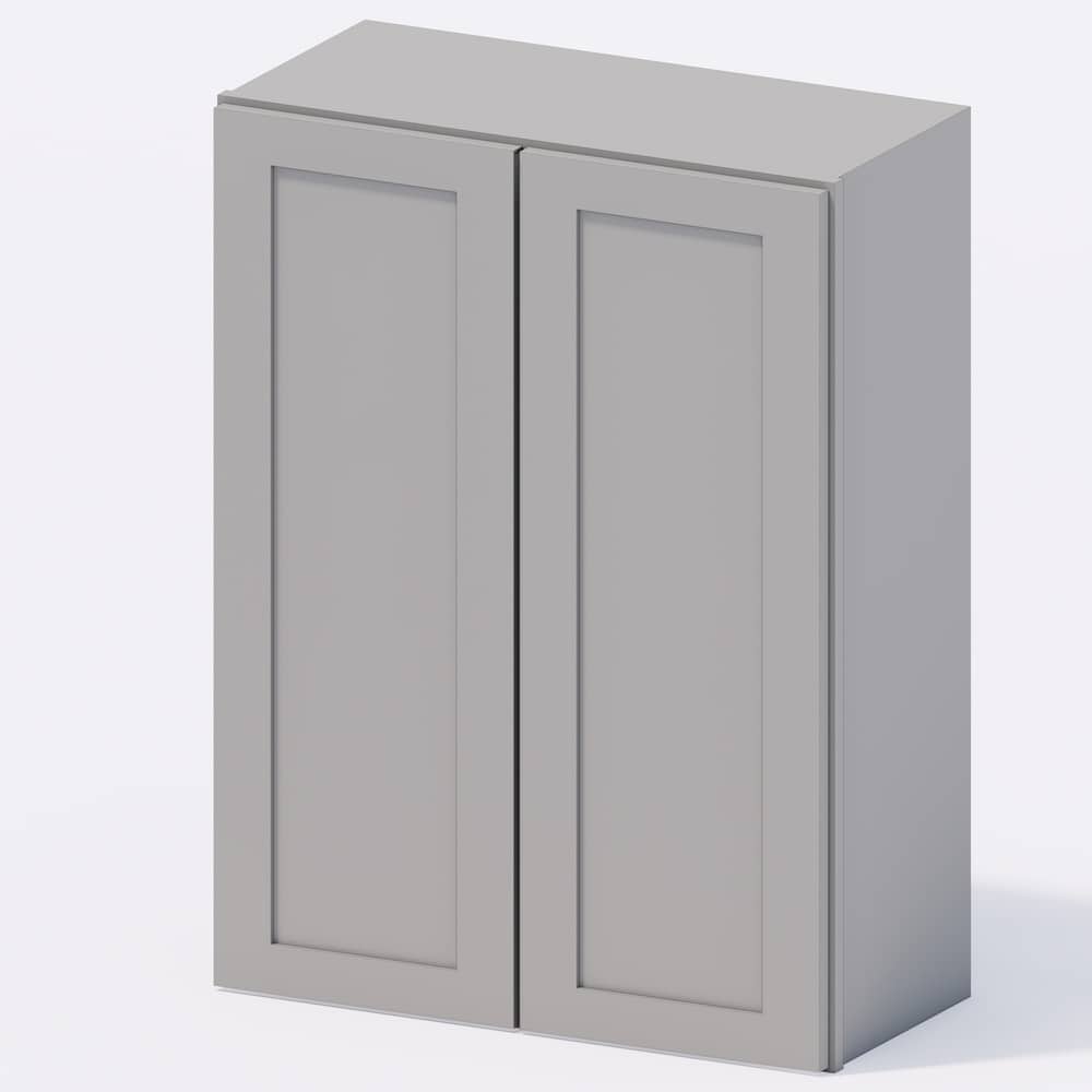 Grey Shaker - Wall Cabinet 27"w x 36"h