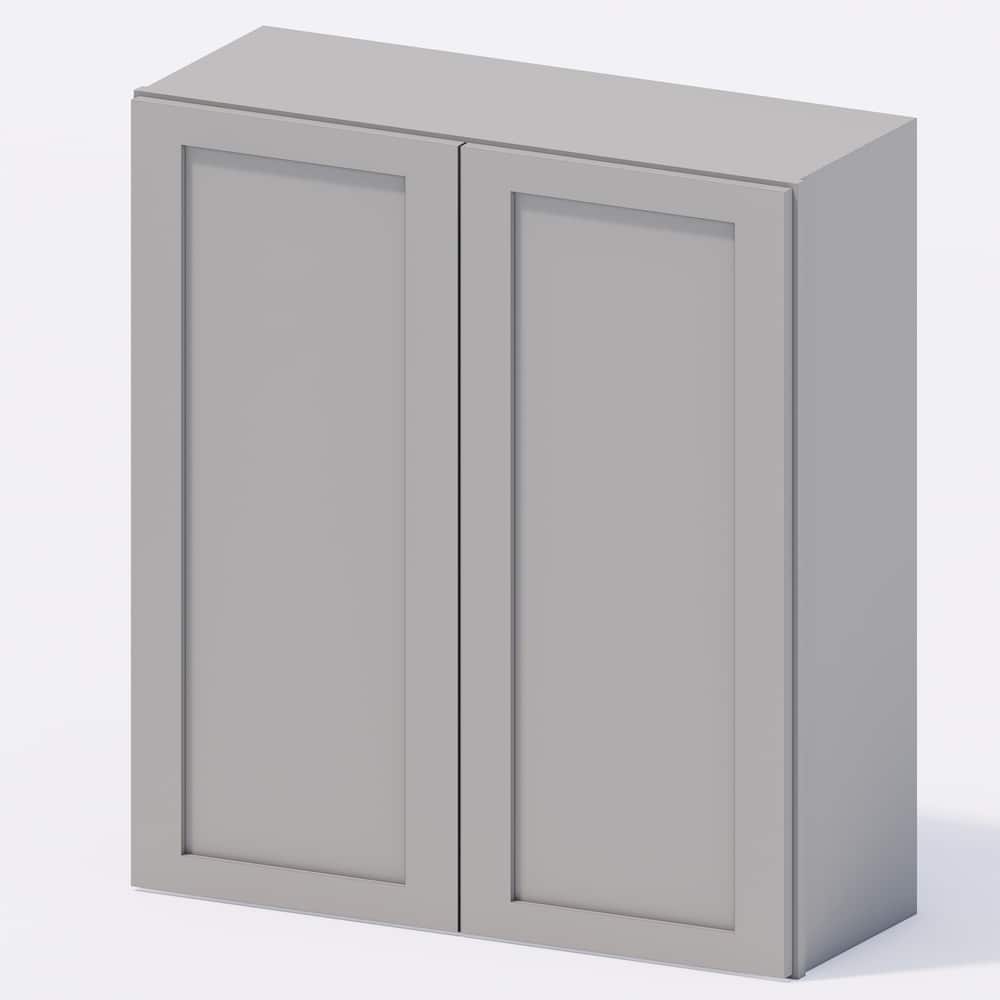 Grey Shaker - Wall Cabinet 3"3w x 36"h