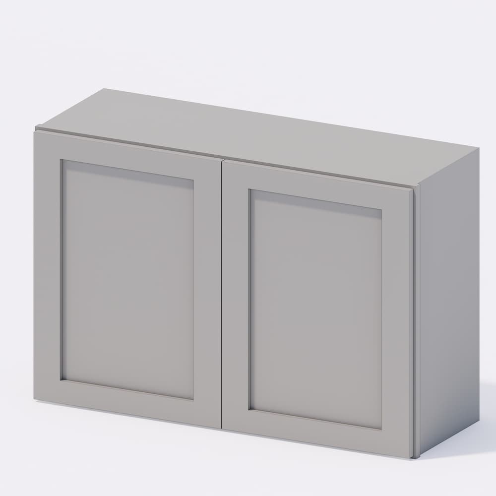 Grey Shaker - Wall Cabinet 36w x 24"h